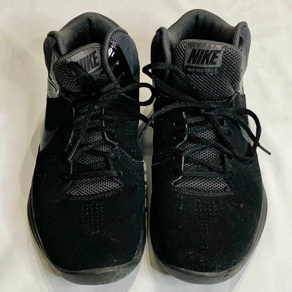 Nike Air Visi Pro 6 Black High-Top Basketball Sneakers 749168-003 Men's Sz 8.5 - Picture 6 of 9